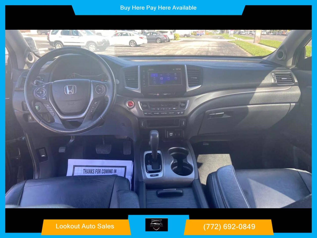 2018 Honda Pilot for sale at Lookout Auto Sales in Stuart, FL