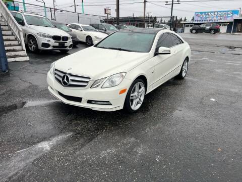 2012 Mercedes-Benz E-Class for sale at First Union Auto in Seattle WA