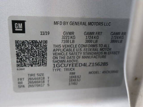 2020 Chevrolet Silverado 1500