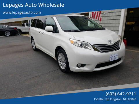 2015 Toyota Sienna for sale at Lepages Auto Wholesale in Kingston NH