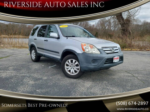 2005 Honda CR-V for sale at RIVERSIDE AUTO SALES INC in Somerset MA