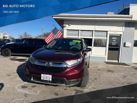 2017 Honda CR-V for sale at 810 AUTO MOTORS in Abington MA