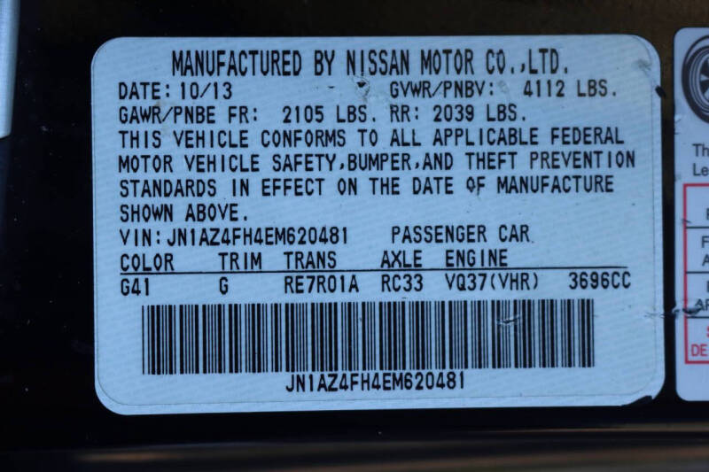 2014 Nissan 370Z Roadster