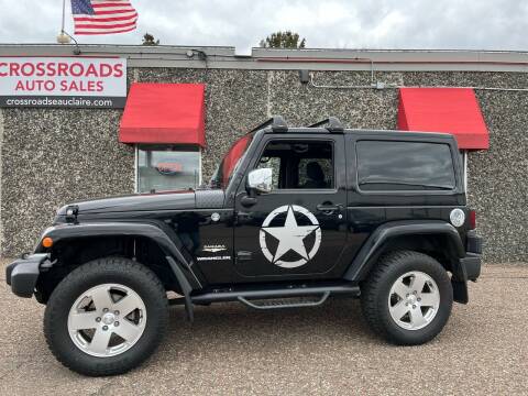 2011 Jeep Wrangler for sale at CROSSROADS AUTO SALES OF EAU CLAIRE, LLC in Eau Claire WI