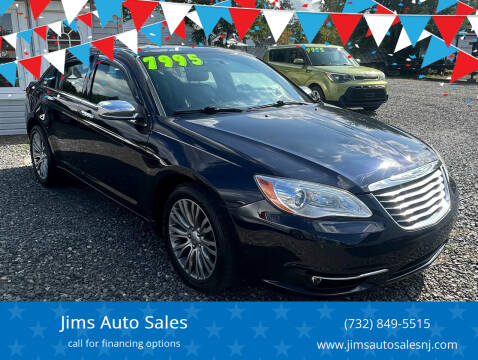 2012 Chrysler 200 for sale at Jims Auto Sales in Lakehurst NJ