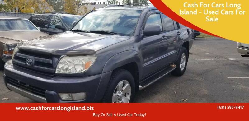 2003 Toyota 4Runner for sale at Cash For Cars Long Island - Wholesale Used Cars in Lindenhurst NY