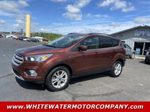 2018 Ford Escape for sale at WHITEWATER MOTOR CO in Milan IN