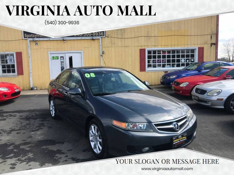 2008 Acura TSX for sale at Virginia Auto Mall in Woodford VA