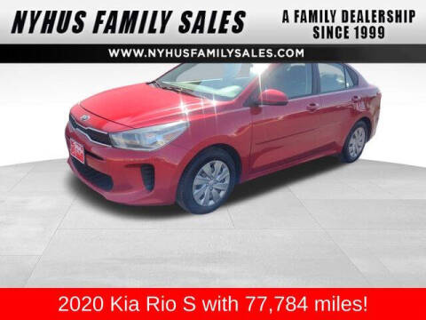 2020 Kia Rio for sale at Nyhus Family Sales in Perham MN