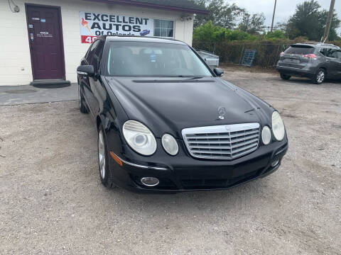 2008 Mercedes-Benz E-Class for sale at Excellent Autos of Orlando in Orlando FL