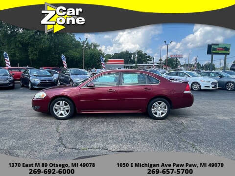 2011 Chevrolet Impala for sale at Car Zone in Otsego MI