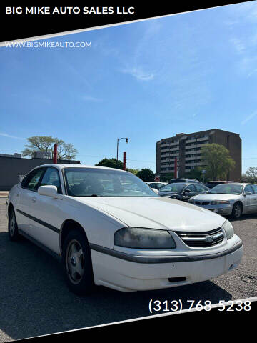 2003 Chevrolet Impala for sale at BIG MIKE AUTO SALES LLC in Lincoln Park MI