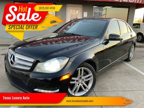 2013 Mercedes-Benz C-Class for sale at Texas Luxury Auto in Cedar Hill TX