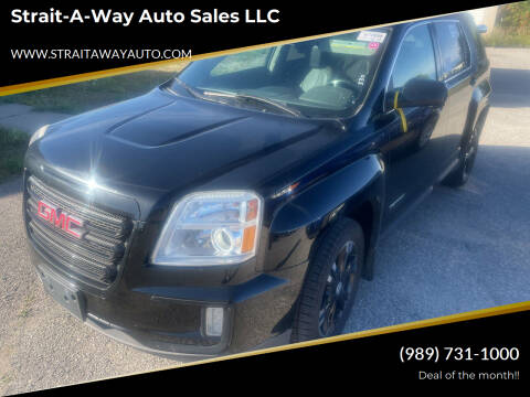 2017 GMC Terrain for sale at Strait-A-Way Auto Sales LLC in Gaylord MI