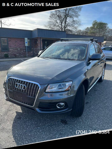 2015 Audi Q5 for sale at B & C AUTOMOTIVE SALES in Lincolnton NC