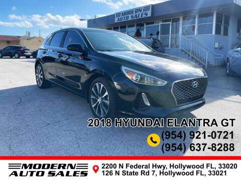 2018 Hyundai Elantra GT for sale at Modern Auto Sales in Hollywood FL