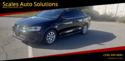 2013 Volkswagen Jetta for sale at Scales Auto Solutions in Madison NC