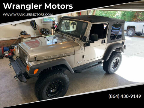 2004 Jeep Wrangler for sale at Wrangler Motors in Spartanburg SC