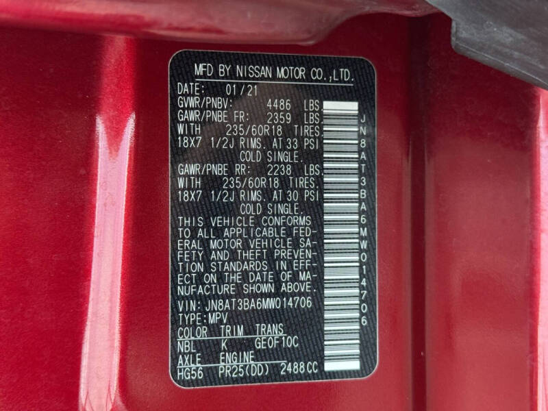 2021 Nissan Rogue SV