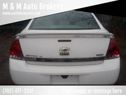2009 Chevrolet Impala for sale at M & M Auto Brokers in Chantilly VA