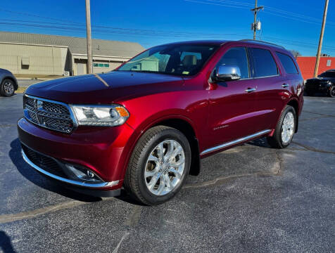 2017 Dodge Durango for sale at PREMIER AUTO SALES in Carthage MO