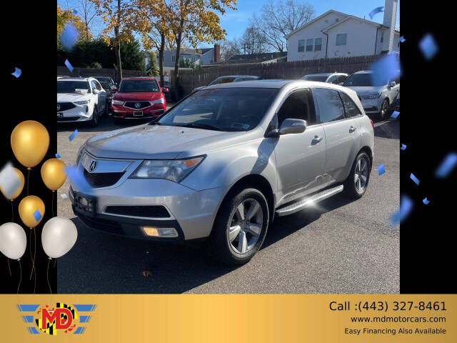 2012 Acura MDX for sale at MD MOTORCARS in Aberdeen, MD