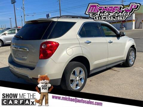 2014 Chevrolet Equinox for sale at MICHAEL J'S AUTO SALES in Cleves OH