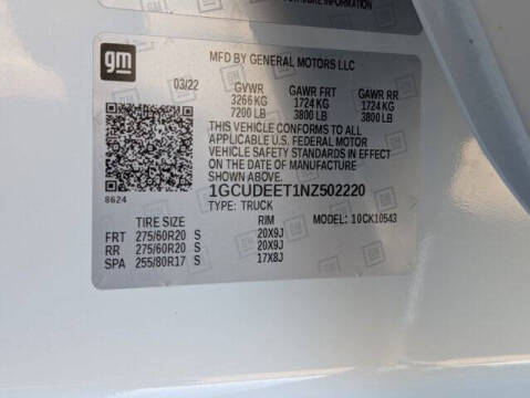 2022 Chevrolet Silverado 1500