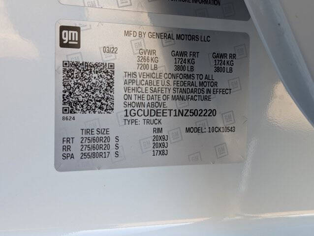 2022 Chevrolet Silverado 1500