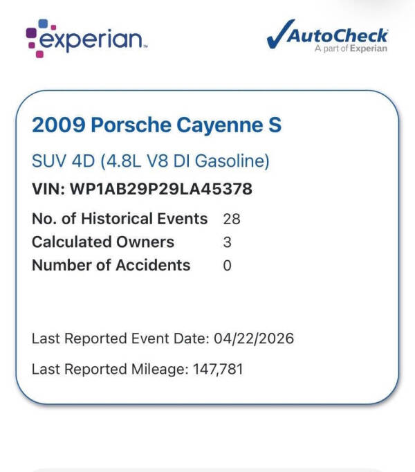 2009 Porsche Cayenne S