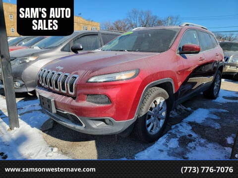 2016 Jeep Cherokee for sale at SAM'S AUTO SALES in Chicago IL