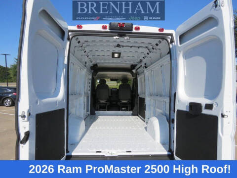 2026 RAM ProMaster