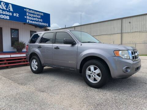 2008 Ford Escape for sale at P & A AUTO SALES in Houston TX
