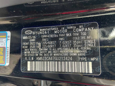 2016 Hyundai Tucson SE