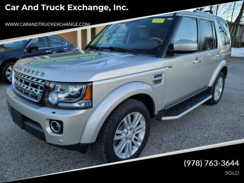 2015 Land Rover LR4 for sale at Car and Truck Exchange, Inc. in Rowley MA