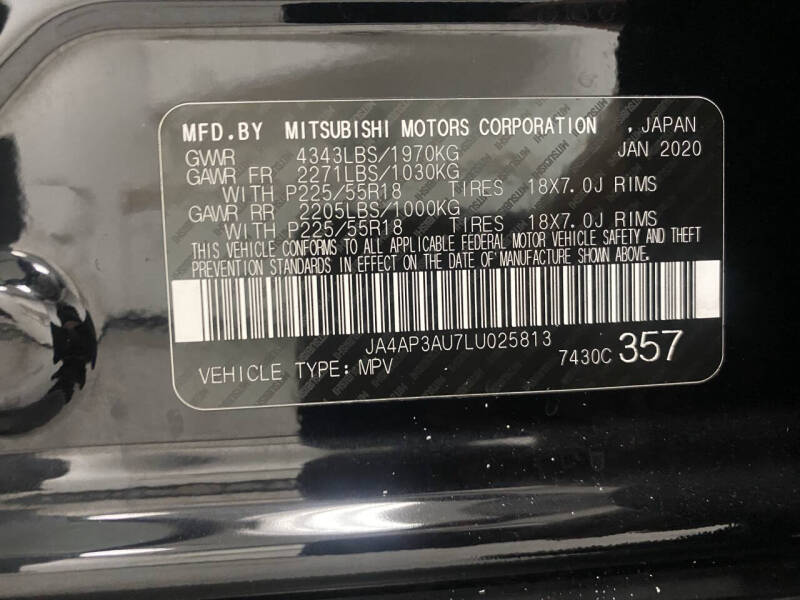 2020 Mitsubishi Outlander Sport BE