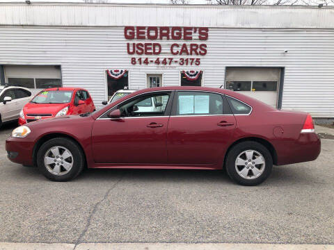 2010 Chevrolet Impala for sale at George's Used Cars Inc in Orbisonia PA