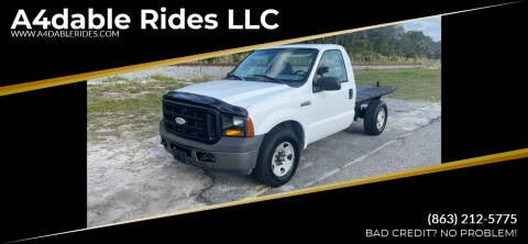 2007 Ford F-250 Super Duty for sale at A4dable Rides LLC in Haines City FL