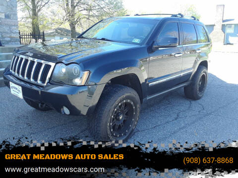 2010 Jeep Grand Cherokee for sale at GREAT MEADOWS AUTO SALES in Great Meadows NJ