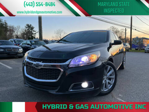 2015 Chevrolet Malibu for sale at Hybrid & Gas Automotive Inc in Aberdeen MD