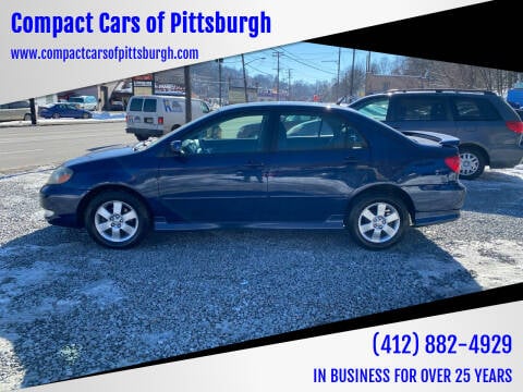 2005 Toyota Corolla for sale at Compact Cars of Pittsburgh in Pittsburgh PA