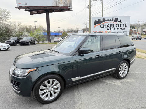 2017 Land Rover Range Rover for sale at Charlotte Auto Import in Charlotte NC