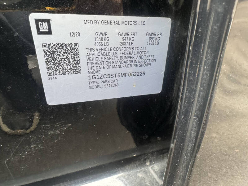 2021 Chevrolet Malibu LS Fleet