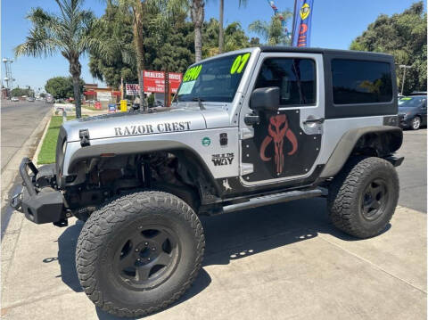 2007 Jeep Wrangler for sale at Dealers Choice Inc in Farmersville CA