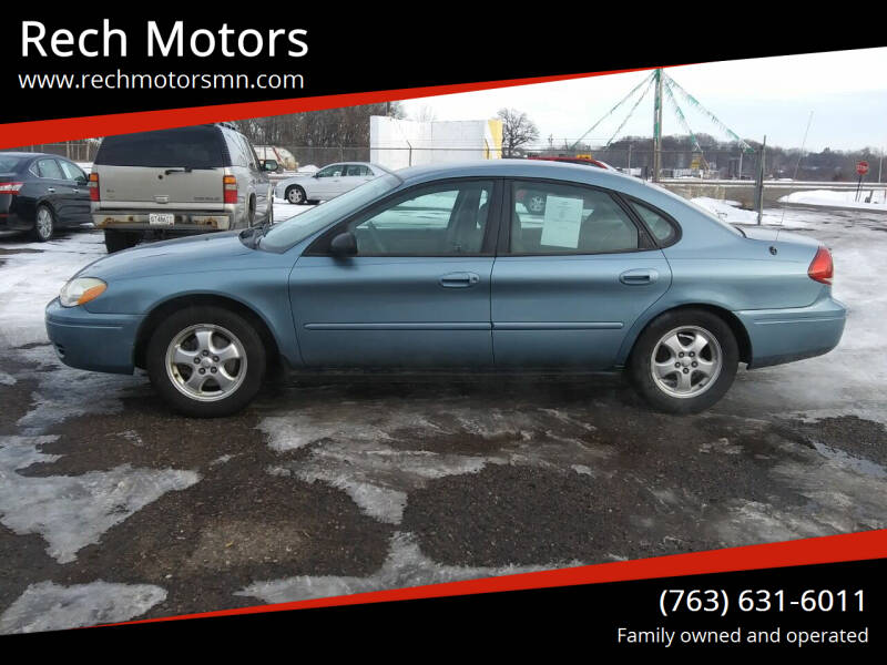 2005 Ford Taurus for sale at Rech Motors in Princeton MN