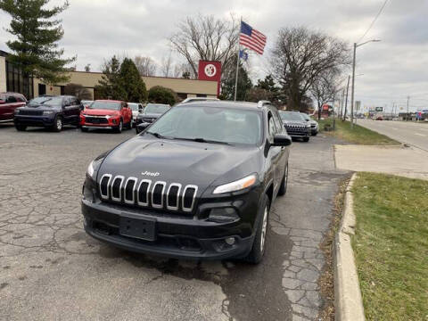 2015 Jeep Cherokee for sale at FAB Auto Inc in Roseville MI