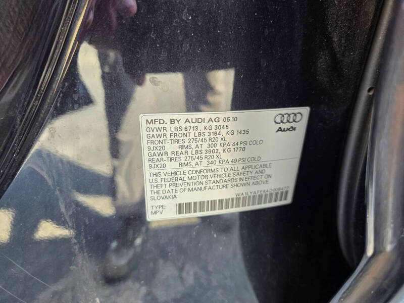 2010 Audi Q7 3.6 quattro Premium Plus