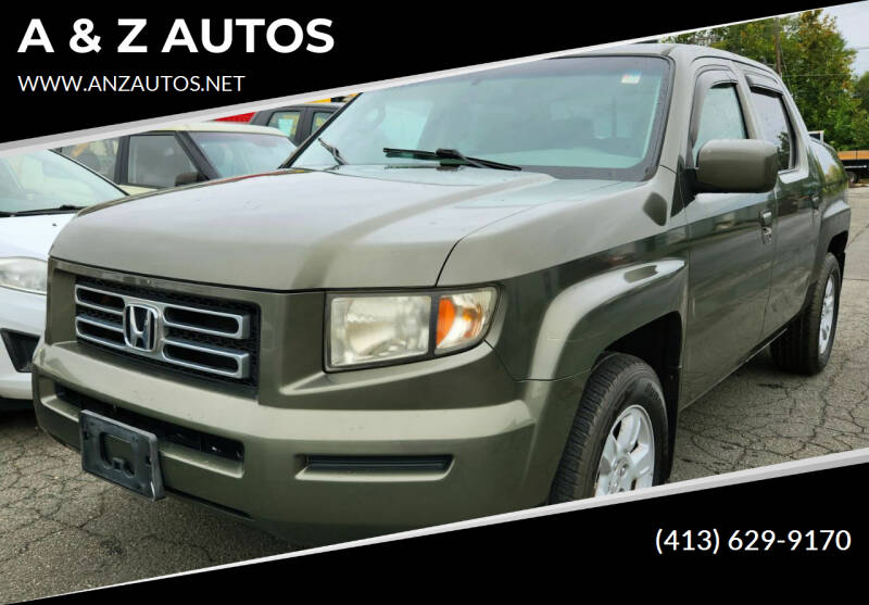 2006 Honda Ridgeline for sale at A & Z AUTOS in Westfield MA