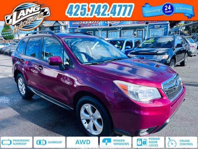 2014 Subaru Forester for sale at Lang Autosports in Lynnwood, WA