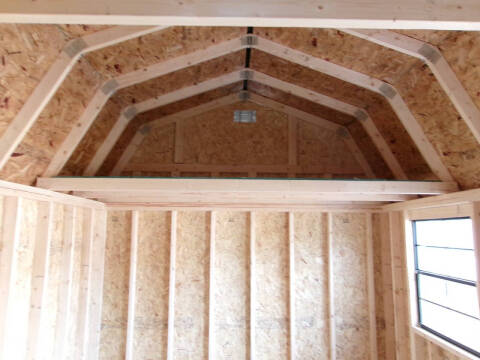 10 x 20 side  lofted barn
